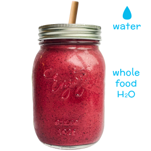whole food wild berry smoothie Wild Forest H20 afbeelding